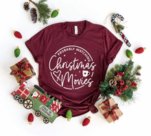 Load image into Gallery viewer, Probably Watching Christmas Movies Sweater or Tee